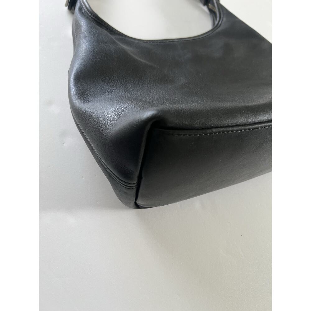 COACH Vintage Legacy Hobo 9058 Black Leather Shoulder Bag Silver Nickel USA Y2K - Picture 15 of 15